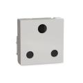 25A 3 Pin Socket, White