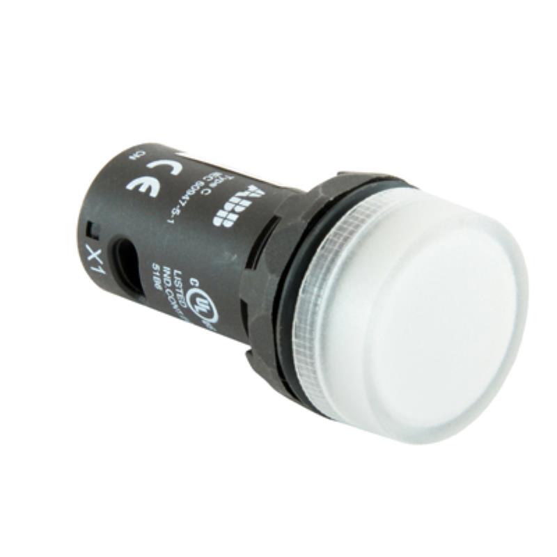 Interruptor luz bipolar 220 V 28x22,5 led rojo